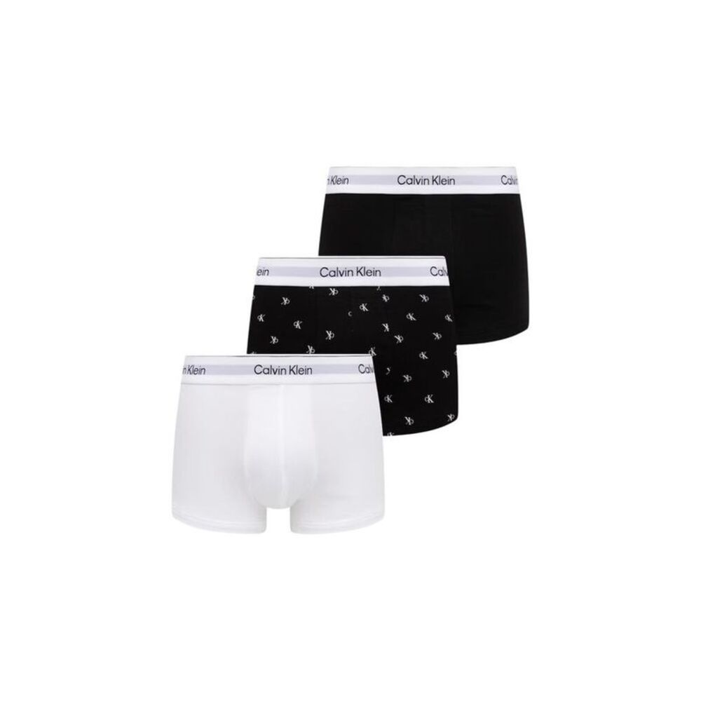 Calvin Klein Underwear Black And White Cotton Men's Boxers
